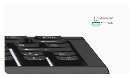 KEYSONIC TAS KSK-3010ELC (DE) Super-Mini USB/PS/2 schwarz