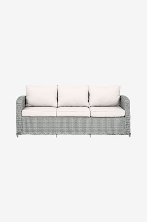 NORDFORM - Sohva 3-paikkainen W/Cushions Gruffudd - Harmaa - Lounge-sohvat - - Homeroom