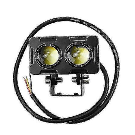 Neliönmuotoiset 4000 lm vedenpitävät auton ajovalot moottoripyörän LED-lisävalot suuritehoiset valot mönkijöille ja maastoajoneuvoille