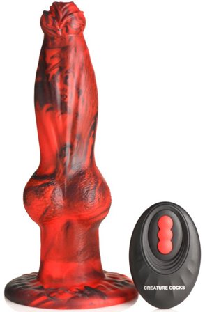 Hel-Wolf Stoß- & Vibrationsdildo 22 cm