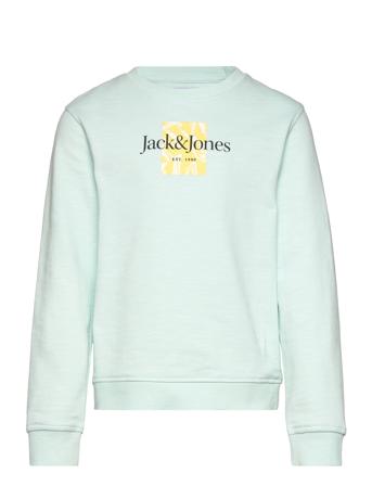 Jorlafayette Branding Sweat Crew Mni Tops Sweatshirts & Hoodies Sweatshirts Blue Jack & J S