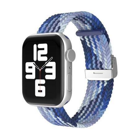 Apple Watch Kompatibelt Armband Elastiskt Blå/blå 38/40/41mm Blå One Size