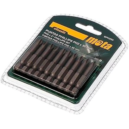 Mota bph250 PH2 50mm Phillips kärkisarja - EDM - Kiinnitystyökalu - 1 kpl sarja - Teräs - Pakkaus - PH