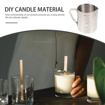 1 Sett Duftlys Lagingsverktøy Kreativ Vokssmeltekopp Lys Lagingssett