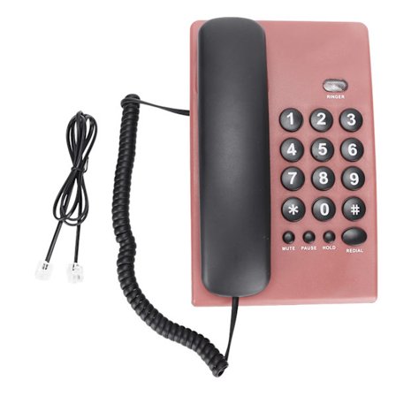 KXT504 Multifunksjonell fasttelefon for hjem og kontor, rosa