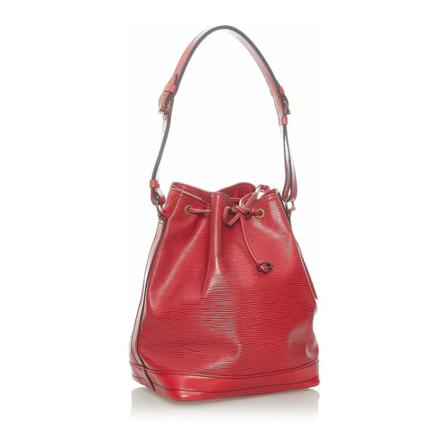 Louis Vuitton Vintage, Pre-owned Bucket Bag Rood, Dames, Maat:ONE Size,leer