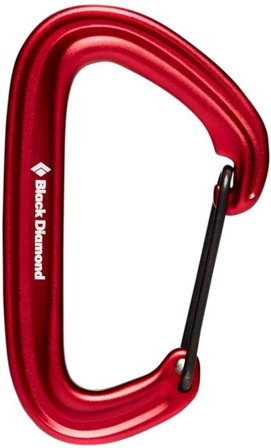 Black Diamond Litewire Carabiner Red