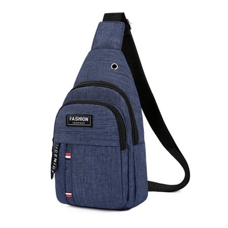 Menn's Bryst Veske Ny Mote Koreansk-stil Casual Sport Vanntett Skulder Crossbody Veske