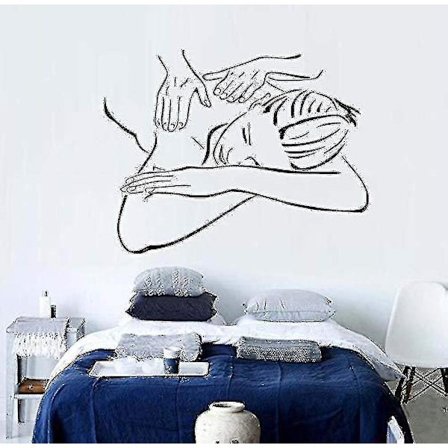 Spa Girl Irrotettava Seinätarra Hiuskauneussalonki Tapetti Parturi Spa Salon Seinämaalaus Luova