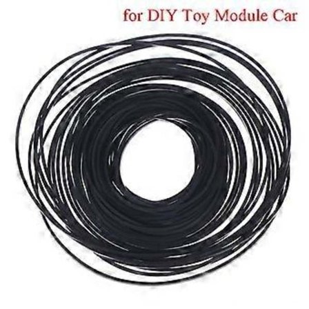 Gummi Remtræk Transmission Motor Driv Runde Remme til DIY Legetøjsmodul Bilmotor
