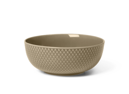 Lyngby Rhombe-Earth Skål Ø15.5 clay