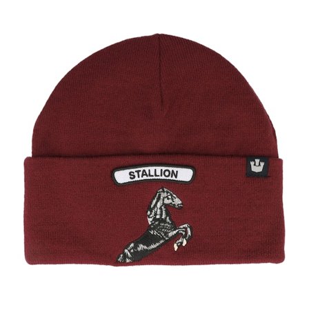 Goorin Bros. - Rouge cuff Bonnet - Soft Rock Stallion Classic Knits Rocker Icon Red Cuff @ Hatstore