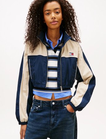 Tommy Jeans Tjw Nylon Piping Jacket - Navy - XS