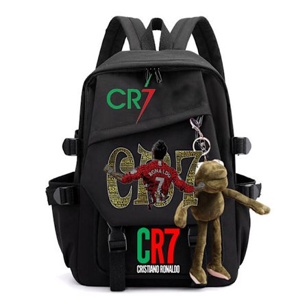 CR7 axelväska mode trend student enkel ryggsäck