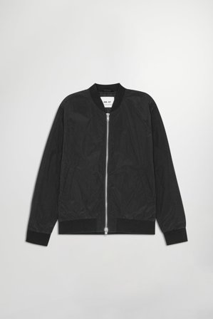 NN07 Dixon Jacket male Black Recycled Polyamide