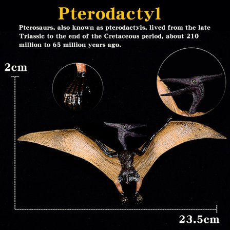 Jurassic Dinosaur Toy Set - Quetzalcoatlus & Pterodactyl PVC Action Figures for Kids Collection