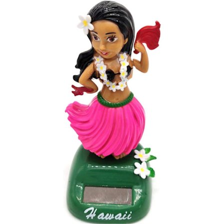 Dansende Solar Figur, Hawaiiansk Danser Bevægelig Bil, Solar Bil, ZQKLA