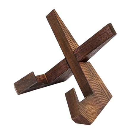 Multifunktionel kogebogsstander i træ til skrivebord og bordplade