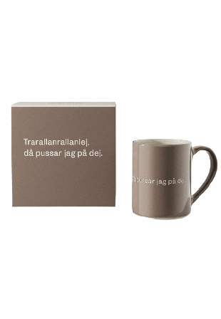 Design House Stockholm Astrid Lindgren Mugg Kök & matlagning Grå 35 CL