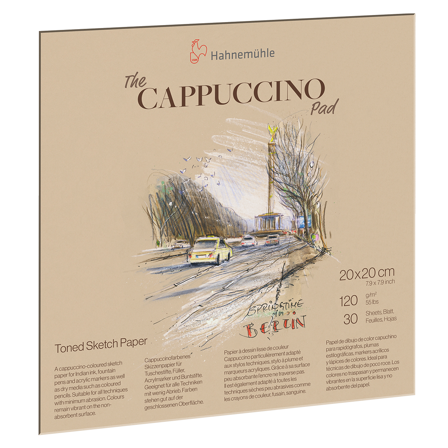 Hahnemühle The Cappuccino Pad Skizzenblock 20x20 cm 120g