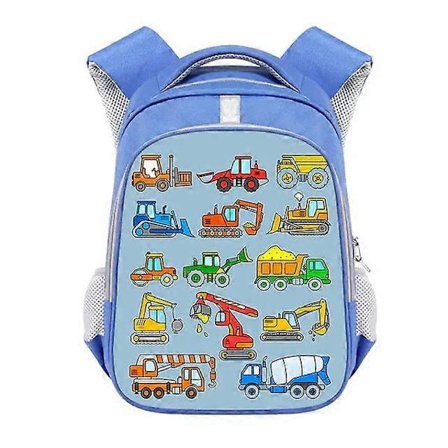 Leg med traktorprint rygsæk teenager drenge piger skoletasker tegneserie traktor skoletaske mode daypack rygsække rygsække