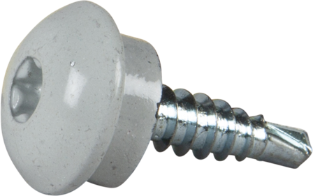 ESSVE 63254 Farmerskrue 4,8 x 20 mm, TX25, 250-pakning Lysegrå, Innfesting