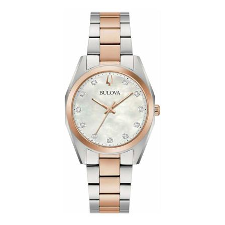 Bulova, Watch Grijs, Dames, Maat:ONE Size