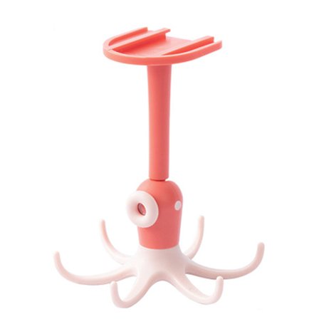 360 Grader Roterande Köksredskapshängare - Rosa