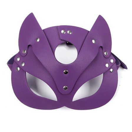 Fox Lær Øyemaske Rollespill PU Maske Sex Øyemaske Leker for Par Voksenspill Voksenprodukter BDSM Bondage Sett