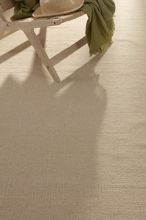 Jotex - Ullteppe Bomull/Polyester/Ull/Viskose Naturhvit ROW - Kjøp Ulltepper hos Jotex