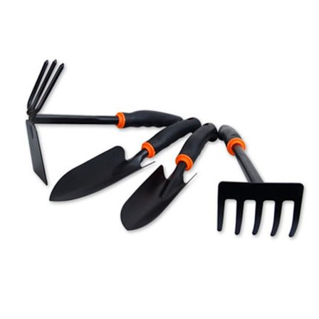 Kampanjetilbud Hageverktøy: 4-delt hagesett for vedlikehold av hagen