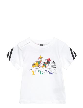 I Dy Mm T T-shirts Short-sleeved Hvit Adidas Sportswear*Betinget Tilbud