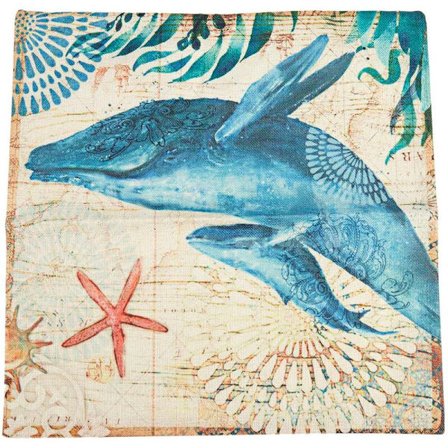 Marin Seahorse Octopus Kudde Kudde ()