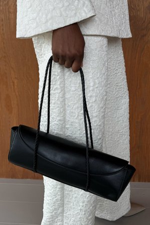 NA-KD Wide Overlap Handbag - Sacs - Noir - One Size