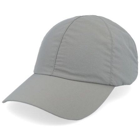 Upfront - Grå unconstructed Keps - Jim Soft Low Baseball Ash Dad Cap @ Hatstore