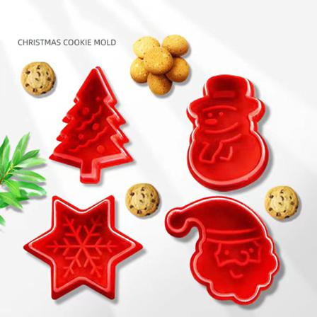 Gör-det-själv Tecknad Mould Julkakor Bakning Cookie T