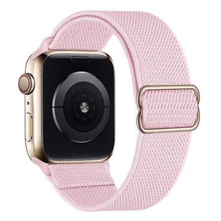 iWatch 7 uusi joustava nylon s dett v venyv kudottu Apple-hihna vaaleanpunainen 38mm40mm41mm pink