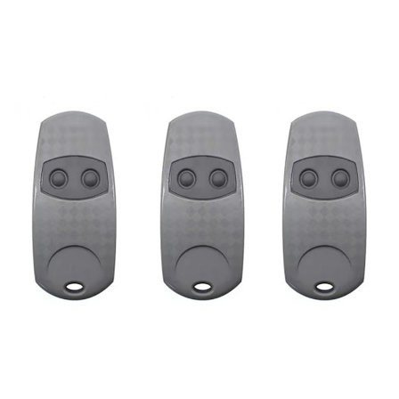 3 stk. Garageport Fjernbetjening Nøgle 433.92MHZ, 2 Knapper, Universal Port Fjernbetjening Kompatibel med CAM TOP-433EE