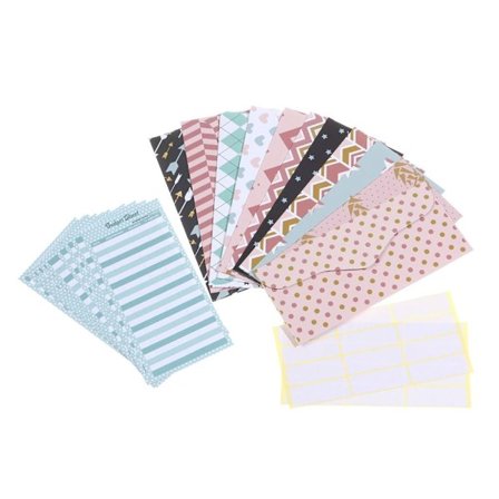 12 kpl Gifts Budget -kirjekuoret, uudelleenkäytettävät Budget Western Creative