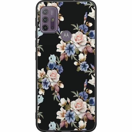 Motorola Moto G30 Svart Skal Floral