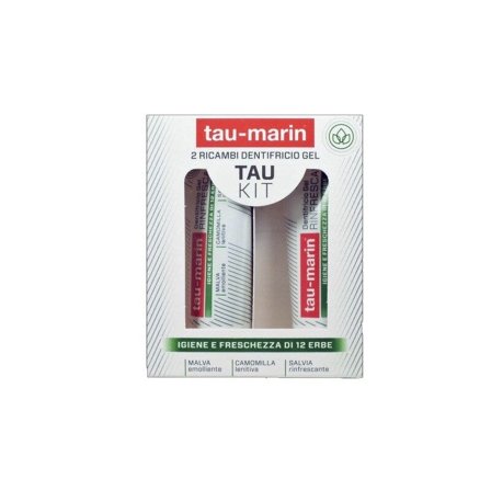 Taumarin Dentifricio Gel Rinfrescante Kit Ricariche 2x20ml