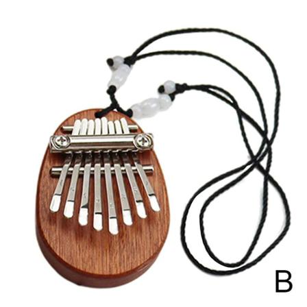 Jenny Watson Mini Kalimba 8 Tangenter Tumpiano Träfinger Tumme