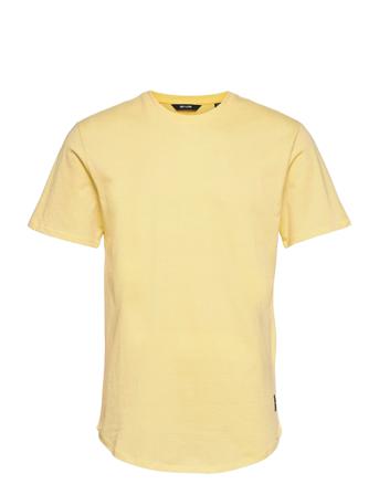 Onsmatt Life Longy Ss Tee T-shirts Short-sleeved Gul ONLY & SONS
