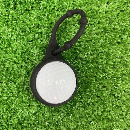 Nøkkelring Veske Golfball Midjeholder SVART