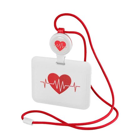 ID-kortshållare Retractable Namnskylthållare Med Snöre För Sjuksköterskor Läkare