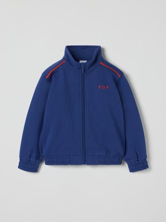 Polarn O. Pyret Sweatshirt dragkedja - 92 - barnkläder - blue