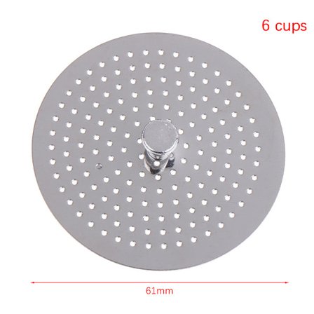 Kaffebryggare Mocha Maker Specialpressad Pulver Tablett Aluminium