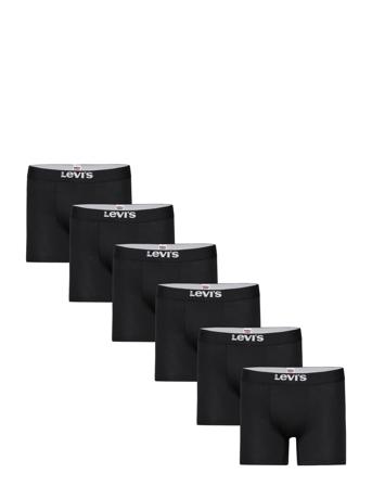 Levis Men Solid Basic Boxer Brief O Black Levi ́s