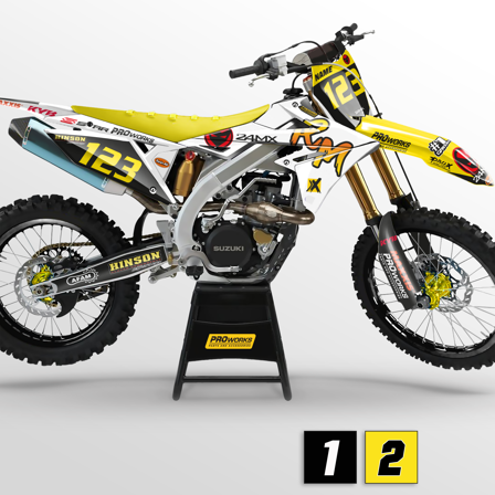 Suzuki Blazing Dekalkit - Suzuki RM 250 1980-2010