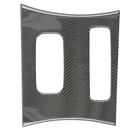 Kolfiber Central Kontroll Växelpanel Dekoration för Dodge Charger 2011-2014 Bil Del Manuell Växel